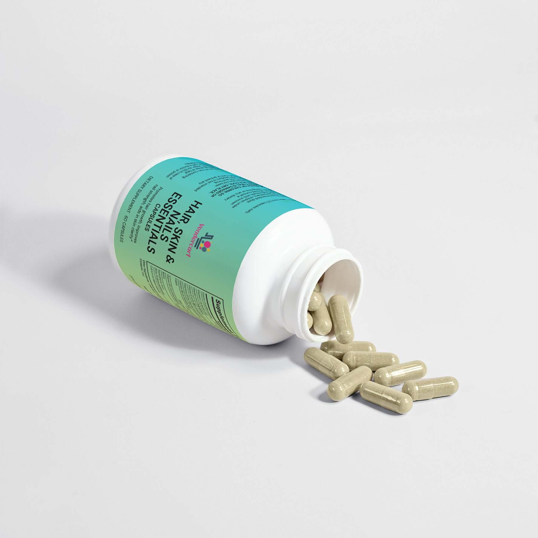 NUTRIVIBE Hair, Skin & Nails Supplements support strong hair, healthy skin, and durable nails with vitamins, minerals, and natural nutrients for daily wellness.