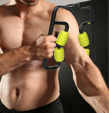 Nutrivibe Foam Muscle Roller relieves muscle tension, improves flexibility, and supports recovery with deep tissue massage therapy.