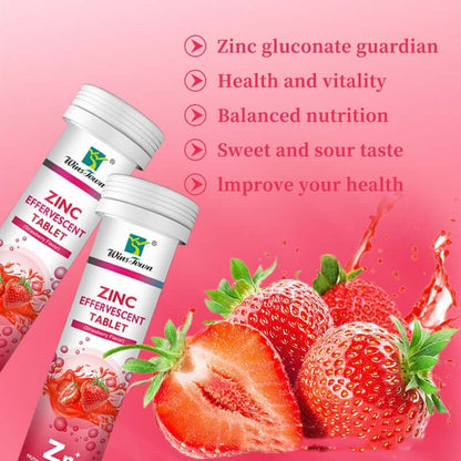 NUTRIVIBE Effervescent Tablets with Calcium, Iron, and Zinc support bone health, immunity, and overall wellness in a tasty, fast-dissolving daily supplement.