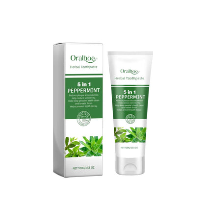 NUTRIVIBE Herbal Toothpaste cleans, freshens breath, and supports gum health with natural botanicals for daily oral care and lasting freshness.