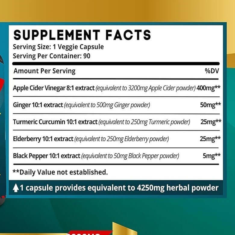NUTRIVIBE Vinegar Capsules help support digestion, weight management, and overall wellness with convenient daily capsules.