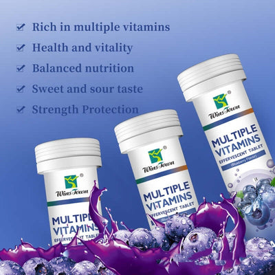 NUTRIVIBE Effervescent Tablets with Calcium, Iron, and Zinc support bone health, immunity, and overall wellness in a tasty, fast-dissolving daily supplement.