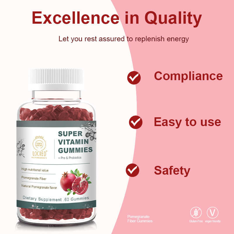 NUTRIVIBE Vitamin Gummy supports immunity, energy & wellness in one delicious chew. Enjoy daily nutrition with NUTRIVIBE’s convenient gummy formula.