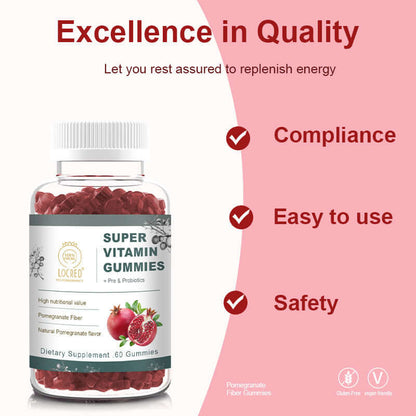 NUTRIVIBE Vitamin Gummy supports immunity, energy & wellness in one delicious chew. Enjoy daily nutrition with NUTRIVIBE’s convenient gummy formula.