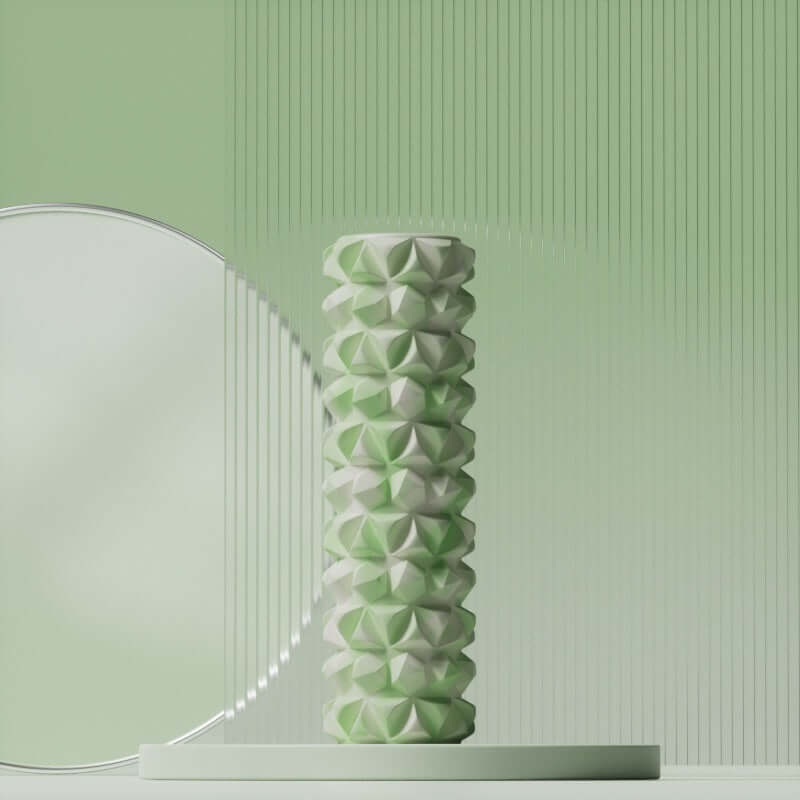 Nutrivibe Color Foam Roller helps relieve muscle tension, improve flexibility, and support deep tissue recovery for post-workout or daily use.