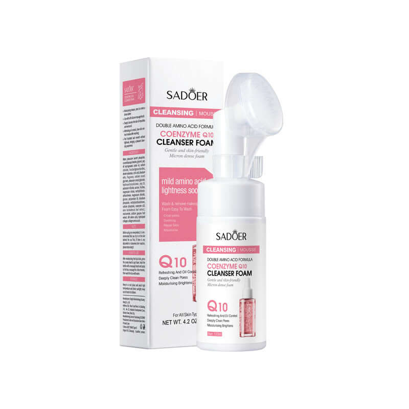 NUTRIVIBE Hyaluronic Acid Amino Acid Cleansing Mousse gently cleanses, hydrates, and refreshes skin while maintaining elasticity and promoting a radiant complexion.
