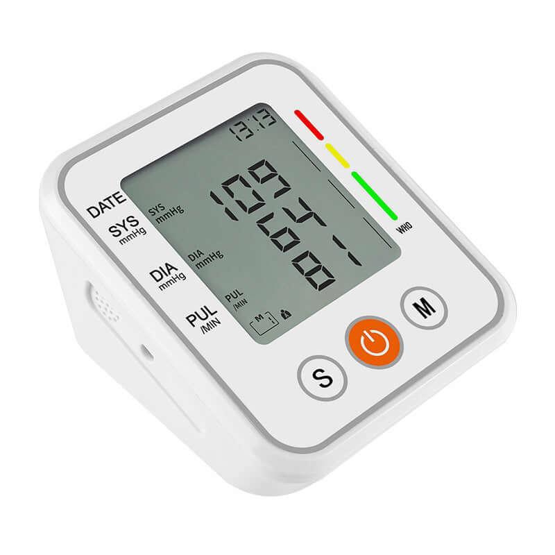 Nutrivibe Upper Arm Blood Pressure Monitor provides accurate and convenient home measurement of systolic and diastolic blood pressure and pulse rate.
