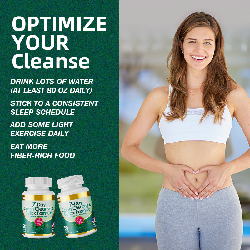 NUTRIVIBE 7-Day Colon Cleanse & Detox Capsules support digestive wellness, promote toxin removal, and enhance gut health naturally