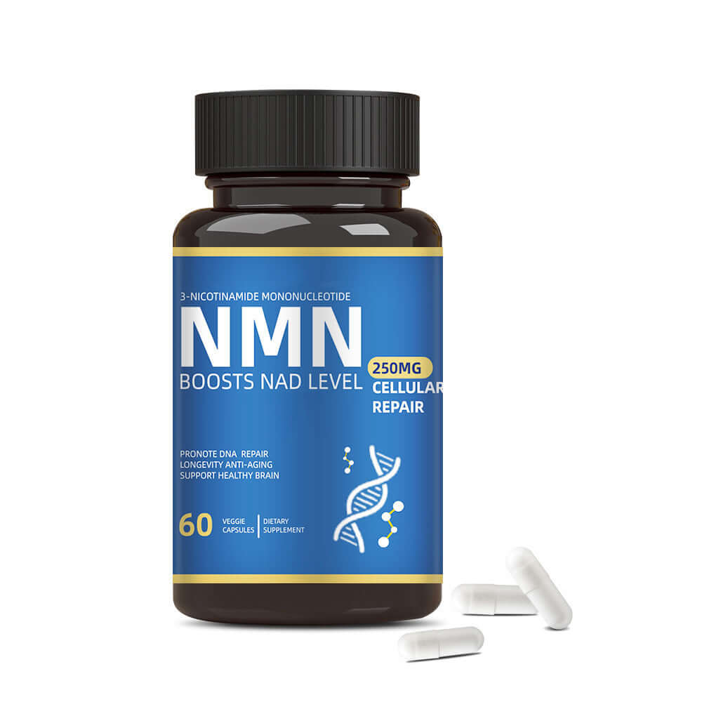 NUTRIVIBE Nicotinamide Single Nucleotide Capsules support energy, cellular health, and vitality with 60 easy-to-take daily capsules.
