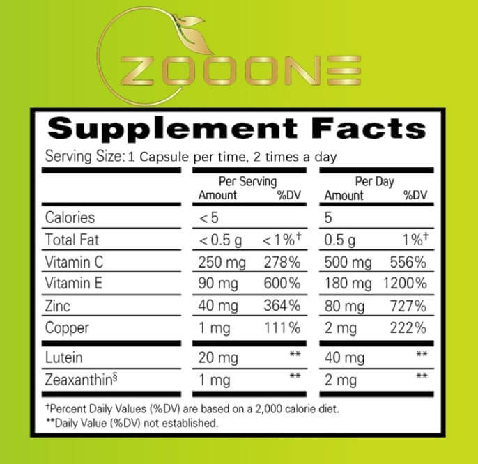 NUTRIVIBE Lutein Eye Vitamin supports eye health, protects against strain, and promotes clear vision with daily antioxidant supplementation.