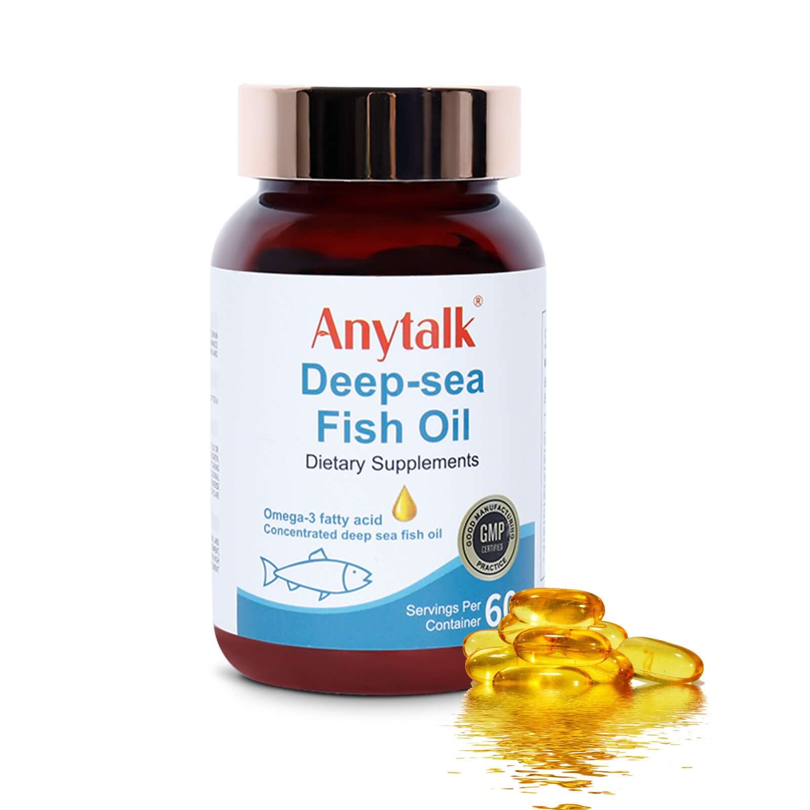 Nutrivibe Deep Sea Fish Oil provides omega-3 fatty acids to support heart, brain, and joint health naturally.