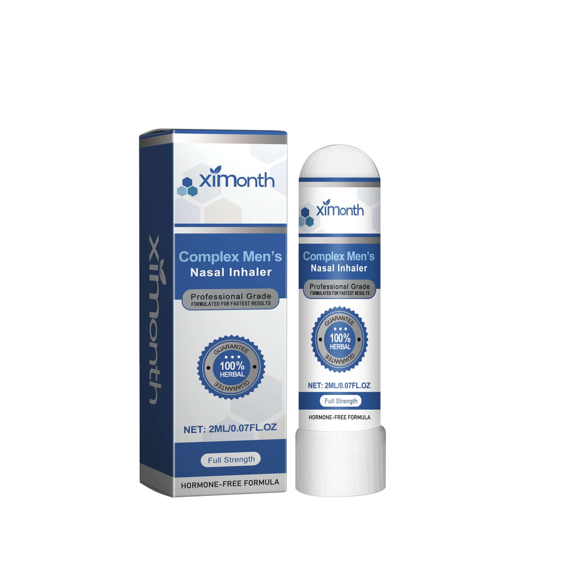NUTRIVIBE Complex Men’s Nasal Inhaler offers quick relief, clears breathing passages, and boosts focus with natural aromatic herbal support.