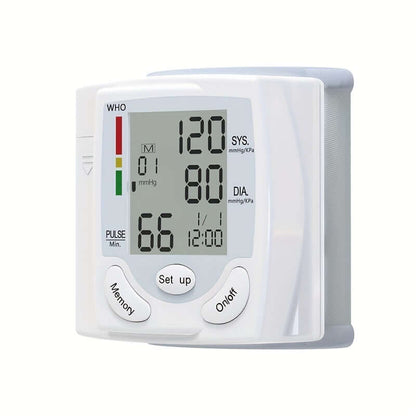 Nutrivibe Wrist Blood Pressure Monitor provides accurate and convenient measurement of blood pressure and heart rate with an easy-to-use wrist device.
