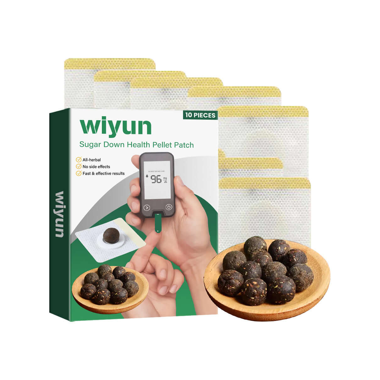 NUTRIVIBE Blood Sugar Lowering Patches help stabilize blood sugar levels naturally and conveniently for daily metabolic wellness.