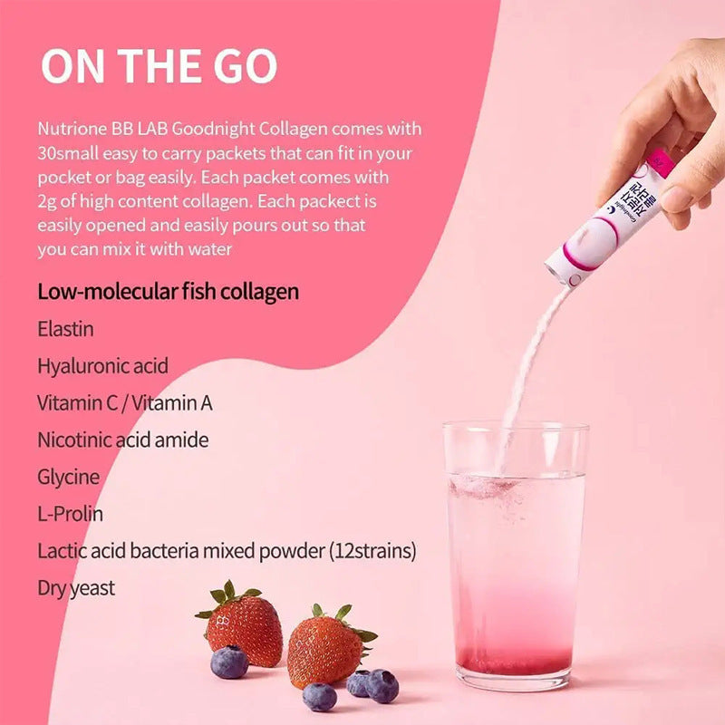 NUTRIVIBE Collagen Berry Protein supports skin, joints, and muscle health with a delicious berry-flavored protein and collagen blend.