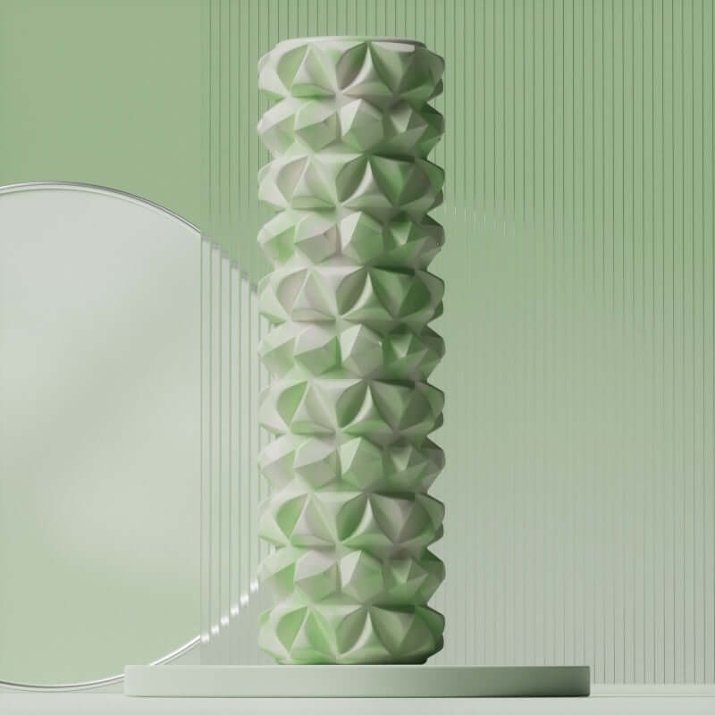 Nutrivibe Color Foam Roller helps relieve muscle tension, improve flexibility, and support deep tissue recovery for post-workout or daily use.