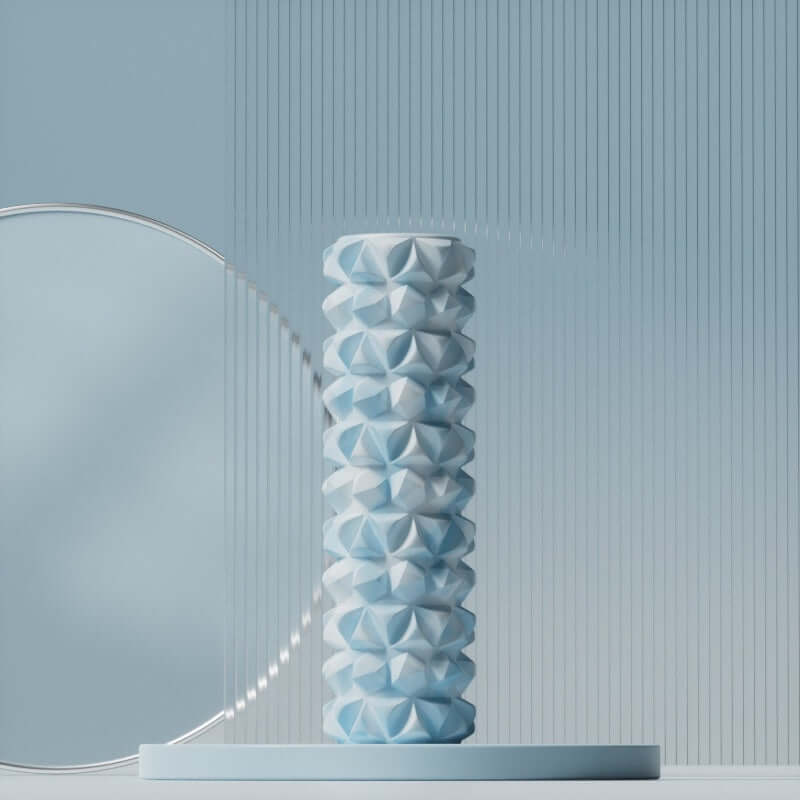 Nutrivibe Color Foam Roller helps relieve muscle tension, improve flexibility, and support deep tissue recovery for post-workout or daily use.