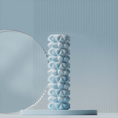 Nutrivibe Color Foam Roller helps relieve muscle tension, improve flexibility, and support deep tissue recovery for post-workout or daily use.