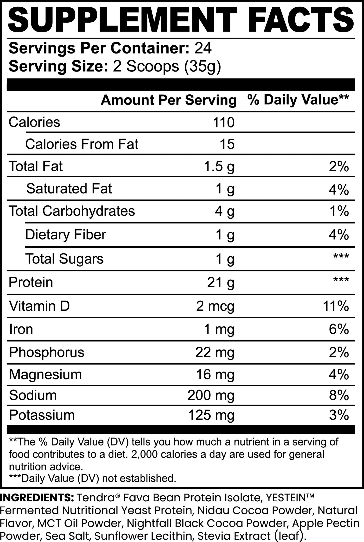 NUTRIVIBE Plant Protein Chocolate supports muscle recovery, weight management, and digestive health with 21g of plant-based protein per serving.