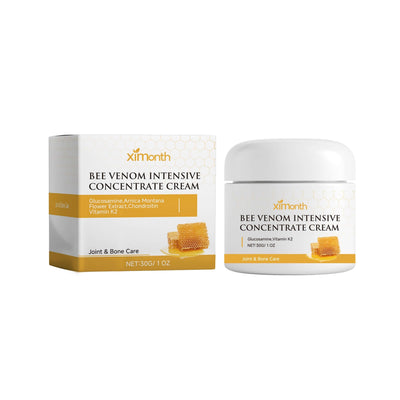 NUTRIVIBE Joint Care Cream packaging and jar on display for natural joint and bone care