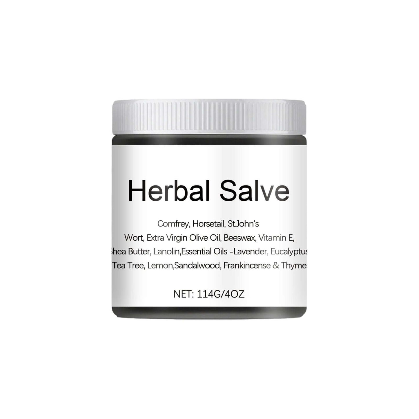 NUTRIVIBE Herbal Salve nourishes dry skin, calms irritation, and protects with soothing botanicals for daily natural skincare.