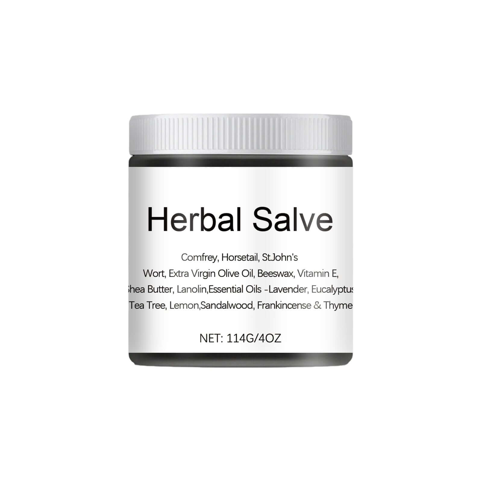 NUTRIVIBE Herbal Salve nourishes dry skin, calms irritation, and protects with soothing botanicals for daily natural skincare.