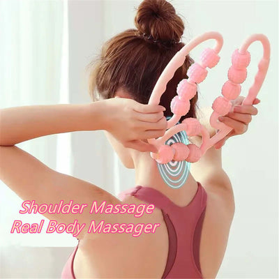 Nutrivibe Muscle Elimination Trainer Roller helps relieve muscle tension, improve flexibility, and enhance recovery for yoga enthusiasts and students.