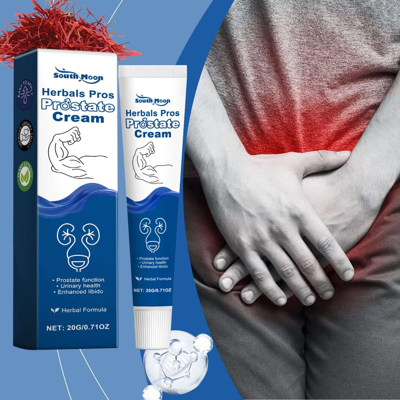 NUTRIVIBE Prostate Care Cream supports men’s wellness, soothes discomfort, and promotes prostate balance with natural herbal ingredients.