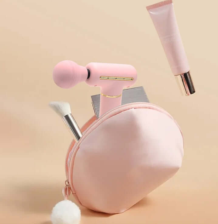 Nutrivibe Massage Gun relieves muscle tension, reduces soreness, and promotes faster recovery for home or personal use.