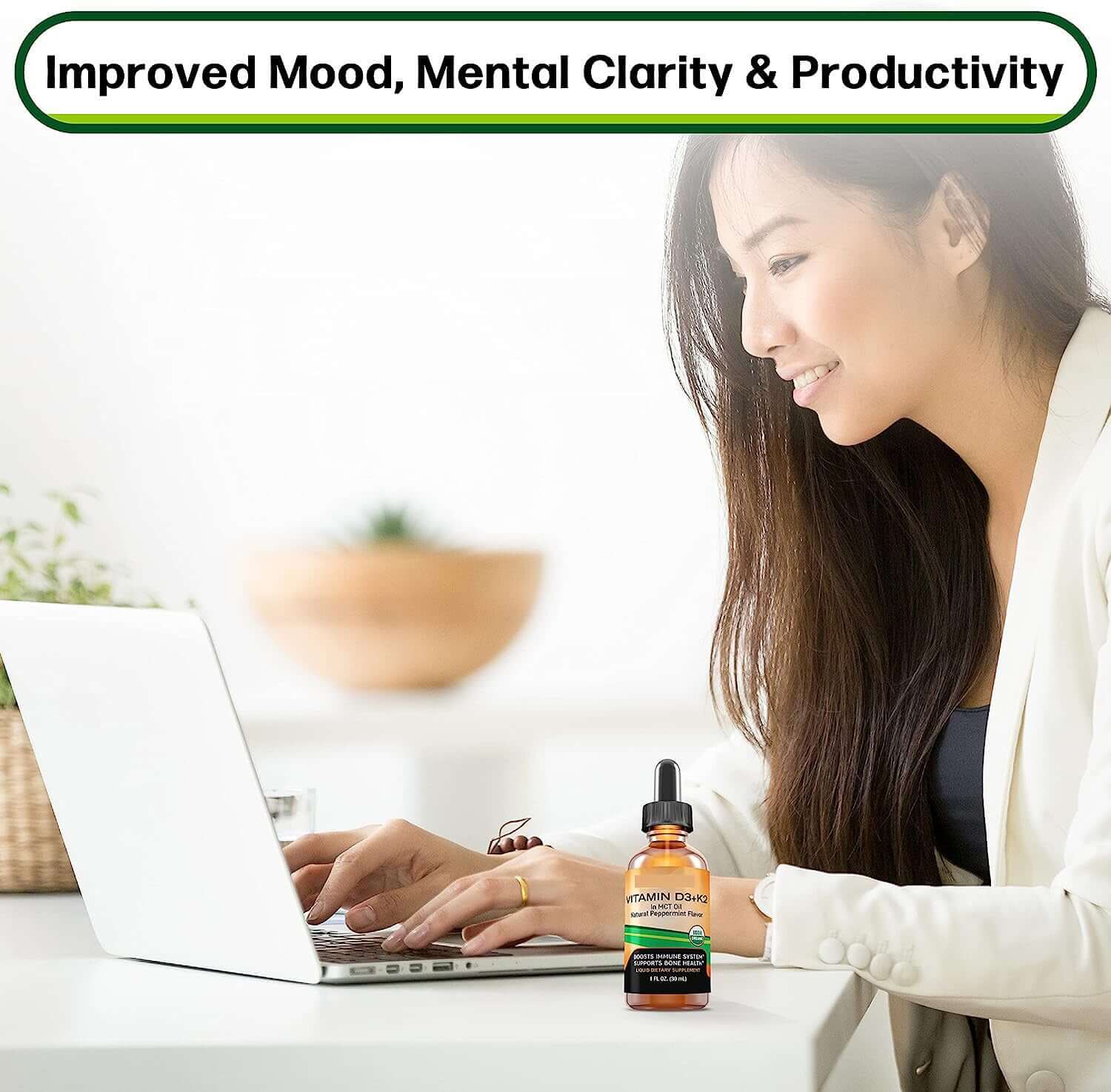 NUTRIVIBE Vitamin D Drop supports bone strength, immune health, and overall wellness with a convenient liquid formula for easy daily supplementation.