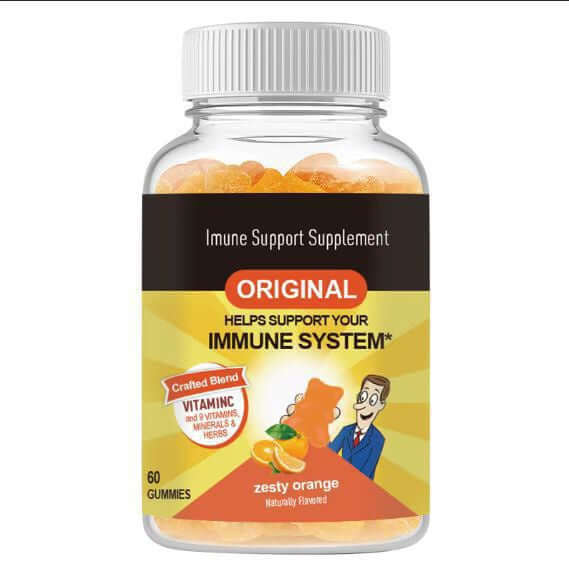 NUTRIVIBE Vitamin C Bear Soft Candy boosts immunity, supports energy, and provides antioxidant protection in a tasty chewable form.