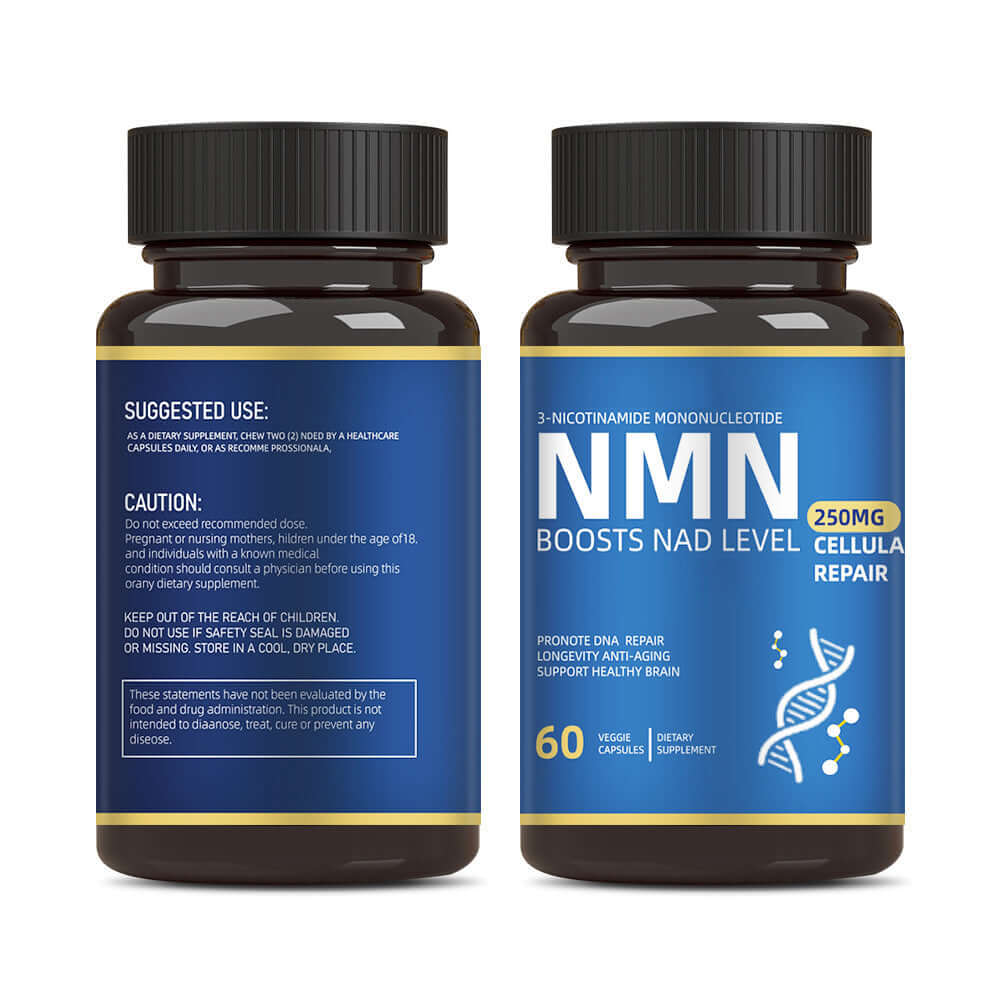 NUTRIVIBE Nicotinamide Single Nucleotide Capsules support energy, cellular health, and vitality with 60 easy-to-take daily capsules.