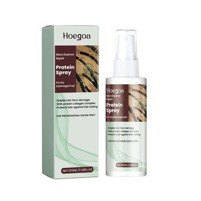 NUTRIVIBE Repair Protein Spray strengthens hair, reduces breakage, and restores shine with nourishing protein support.