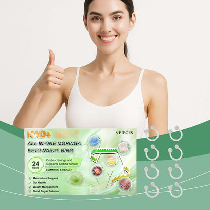 Nutrivibe Herbal Gentle Care Nose Ring offers light body care using natural ingredients, promoting skin wellness and gentle maintenance for sensitive areas.