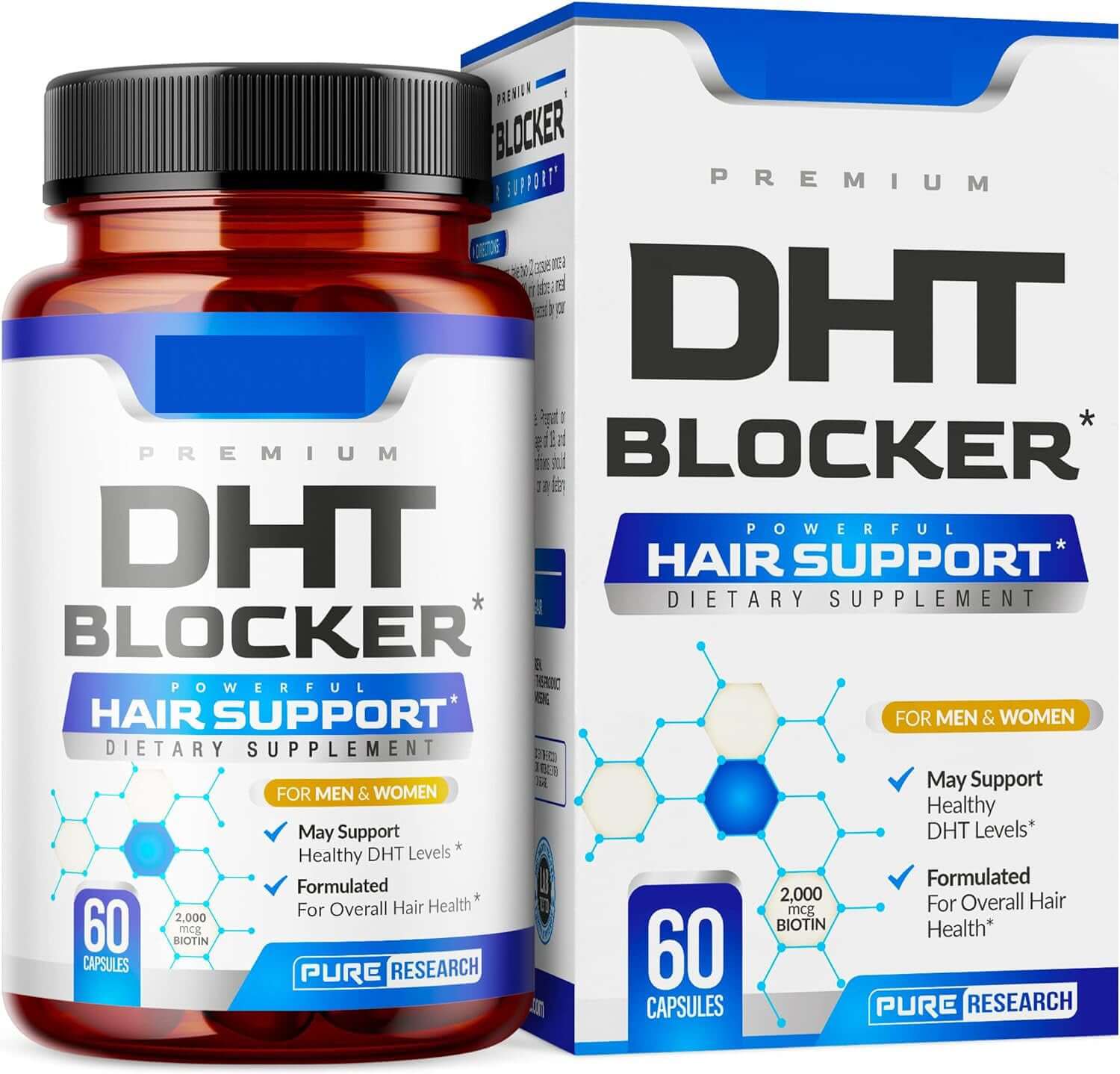 NUTRIVIBE DHT Capsules support hair health, strengthen follicles, and promote balance for natural growth and vitality.