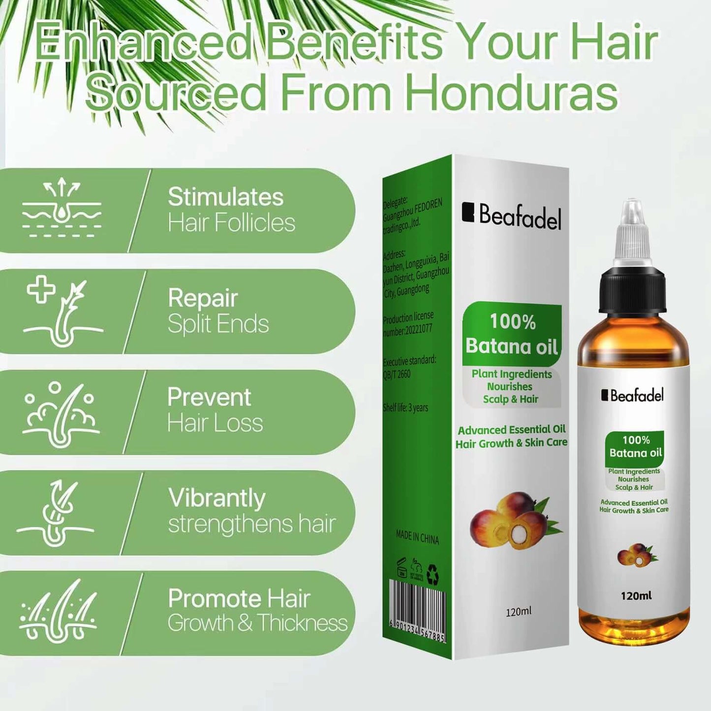 Nutrivibe Batana Oil 120ml nourishes hair, supports growth, restores shine, and promotes scalp health naturally.