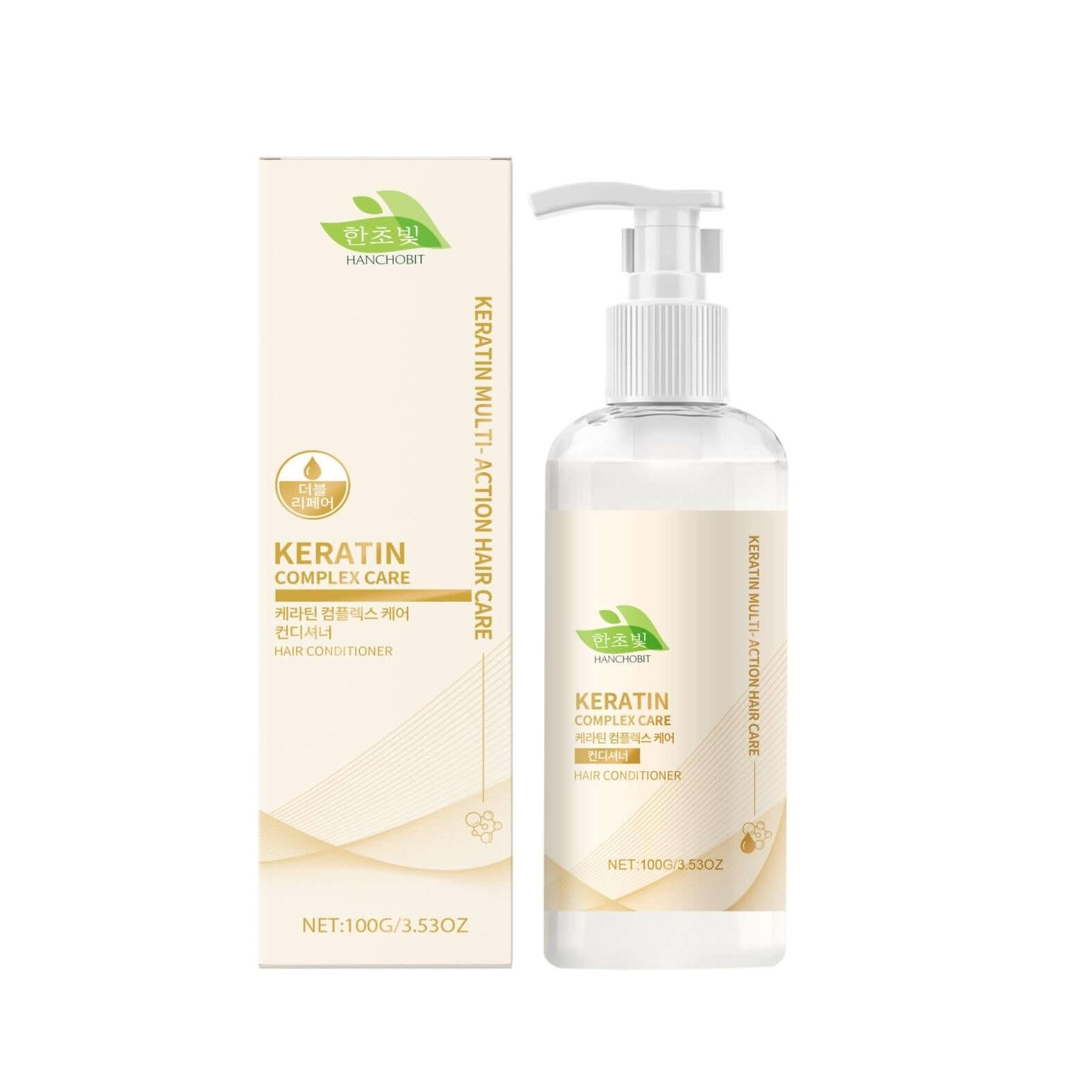 NUTRIVIBE Keratin Complex Care Conditioner nourishes, smooths, and strengthens hair with keratin proteins for lasting shine and softness.