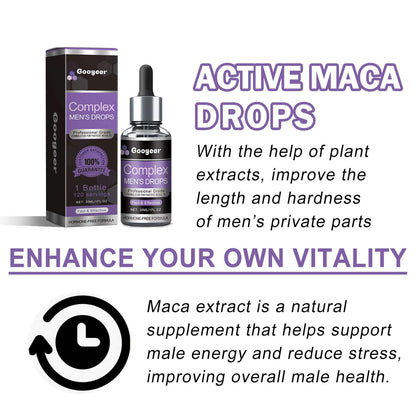 NUTRIVIBE Googeer Complex Men’s Drops support strength, stamina, and energy balance, providing natural daily care for men’s wellness and performance.