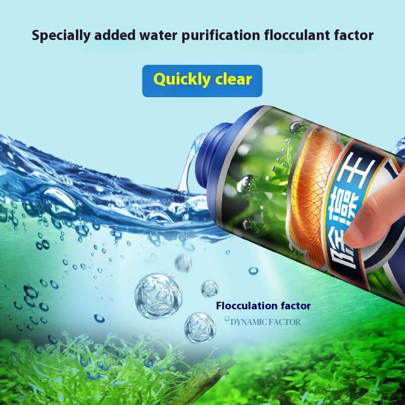 Nutrivibe Fish Tank Algaecide is a safe and effective solution to control algae in aquariums and ponds while maintaining a healthy aquatic environment.