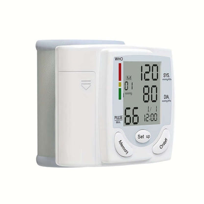 Nutrivibe Wrist Blood Pressure Monitor provides accurate and convenient measurement of blood pressure and heart rate with an easy-to-use wrist device.