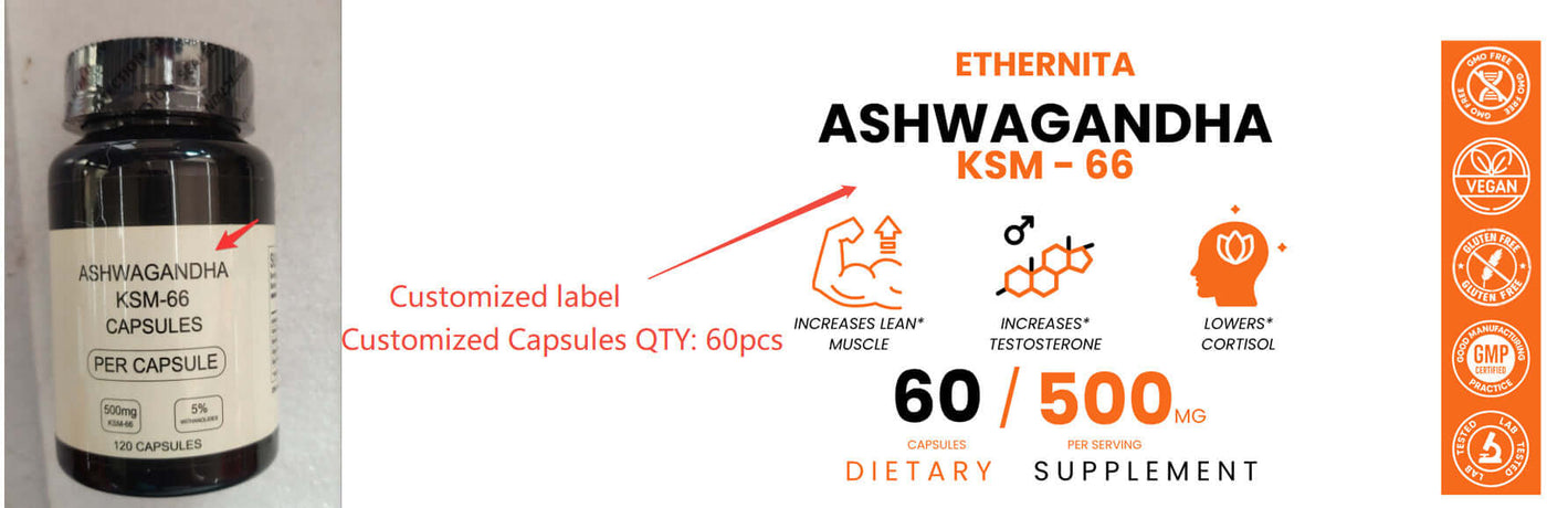 NUTRIVIBE Ashwagandha Capsules support stress relief, energy balance, mental clarity, and overall vitality naturally.