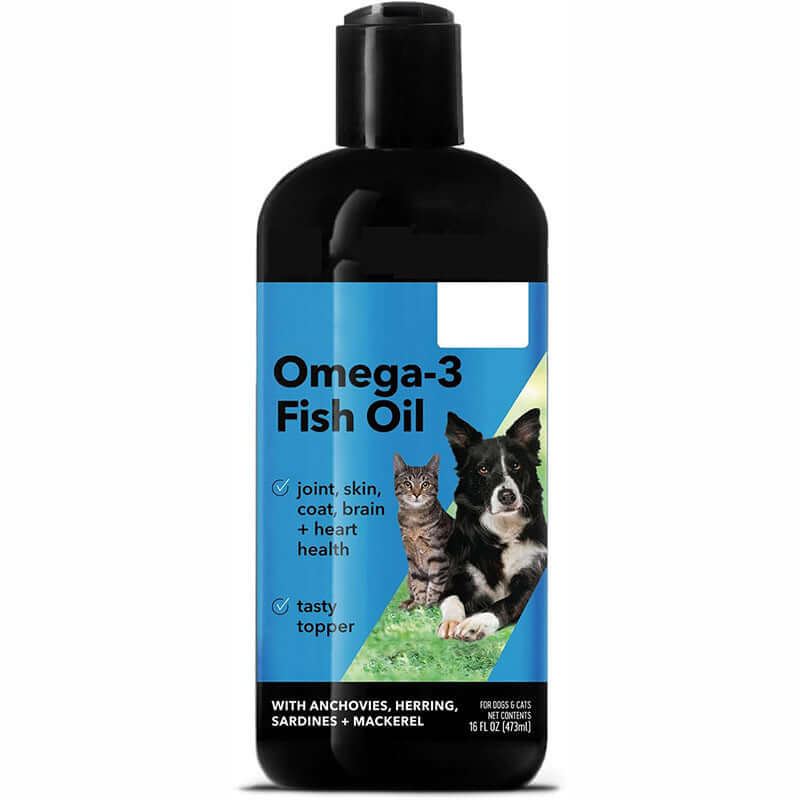 Nutrivibe Pet Salmon Fish Oil supports pets’ skin, coat, joint mobility, and overall vitality with natural omega-3s.