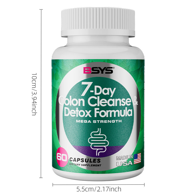NUTRIVIBE 7-Day Colon Cleanse & Detox Capsules support digestive wellness, promote toxin removal, and enhance gut health naturally