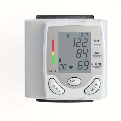 Nutrivibe Wrist Blood Pressure Monitor provides accurate and convenient measurement of blood pressure and heart rate with an easy-to-use wrist device.