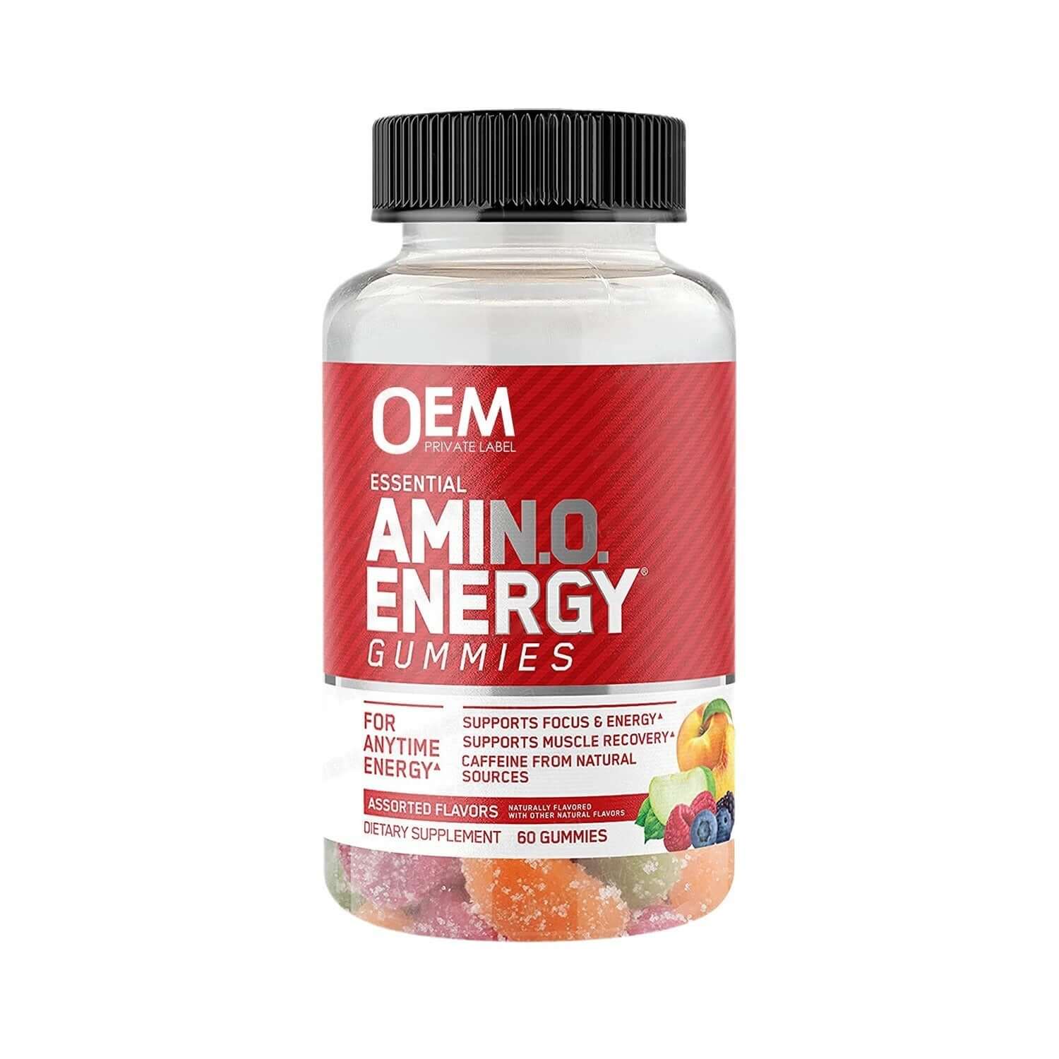 NUTRIVIBE Amino Acid Energy Soft Candy boosts energy, supports muscle recovery, and enhances stamina with a tasty, convenient daily supplement.