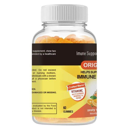 NUTRIVIBE Vitamin C Bear Soft Candy boosts immunity, supports energy, and provides antioxidant protection in a tasty chewable form.