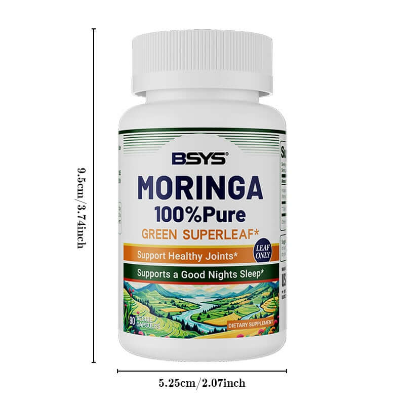 NUTRIVIBE Moringa Capsules provide antioxidant support, blood sugar balance, heart health, immune boost, and natural defense with daily superfood nutrition.