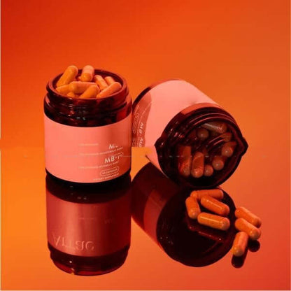 NUTRIVIBE 60 Burner Capsules in a jar, designed for energy and fat support, promoting natural metabolism.