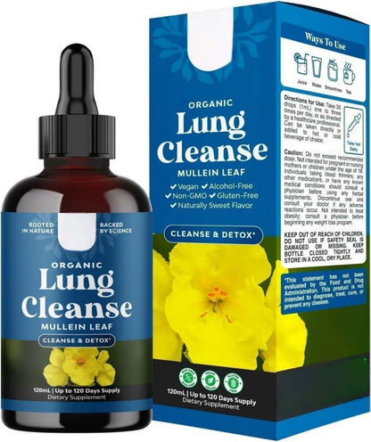 Support clear breathing with NUTRIVIBE Lung Cleanse Drops. Promotes lung health, detox, and daily respiratory wellness.