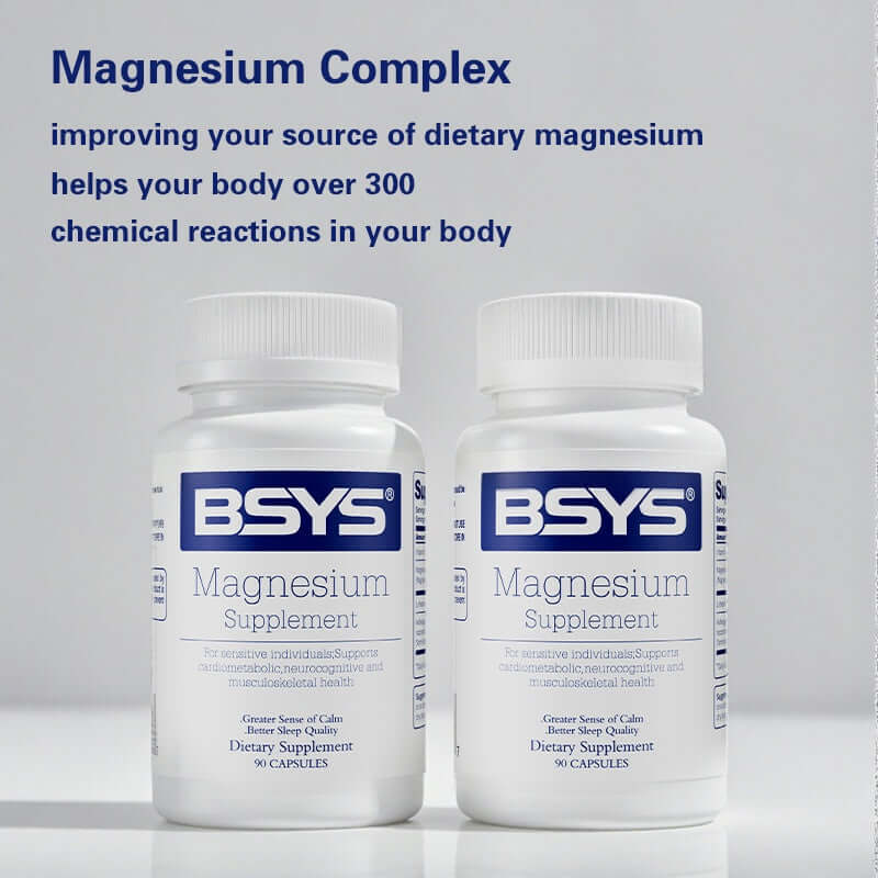 NUTRIVIBE Magnesium Supplements support sleep, anxiety relief, muscle relaxation, heart health, blood sugar balance, and cognitive function.